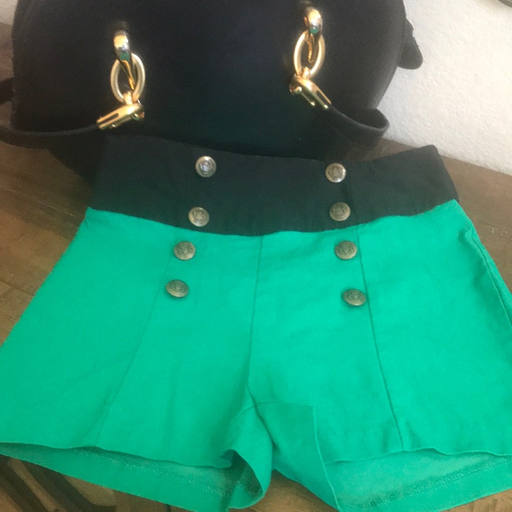 stretchy cotton and spandex shorts